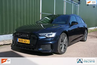 Audi A6 Avant 50 TFSI e quattro S edition 3 x S-LINE, ZWART LEDEREN SPORT STOELEN, PANORAMADAK, CAMERA, NAVIGATIE, TREKHAAK