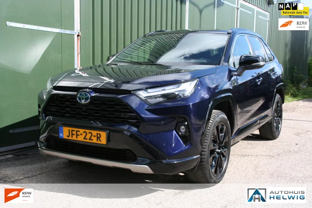 Toyota RAV4 2.5 Hybrid Style BI-TONE, TREKHAAK, NAVIGATIE, HALF LEER, 360 CAMERA, STOEL VERWARMING