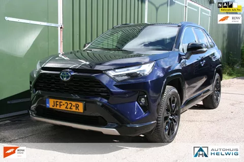 Toyota RAV4 2.5 Hybrid Style BI-TONE, TREKHAAK, NAVIGATIE, HALF LEER, 360 CAMERA, STOEL VERWARMING